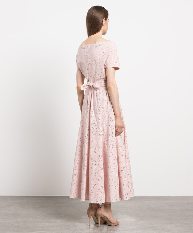 Philosophy di Lorenzo Serafini Pink maxi dress with perforation A04512120 image 4