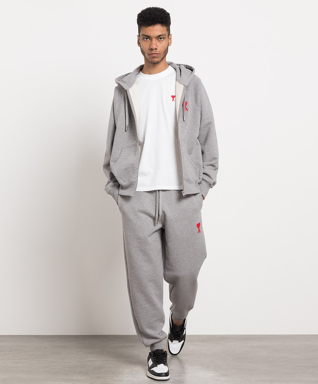 Ami Paris Белая футболка с логотипом BFUTS001724 изображение 2