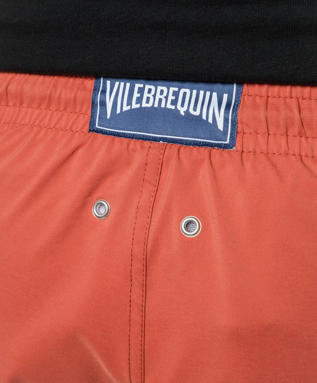 Vilebrequin Brown logo swim shorts MANH9E00 image 5