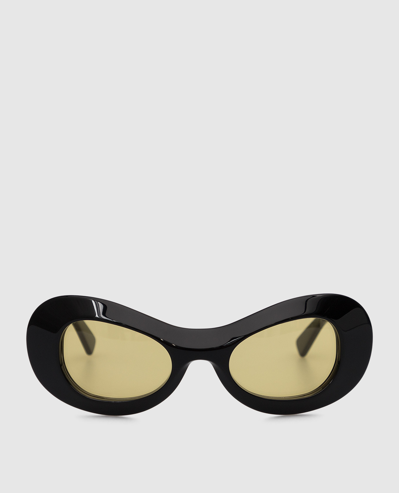 Черные очки Jordee с фактурным логотипом