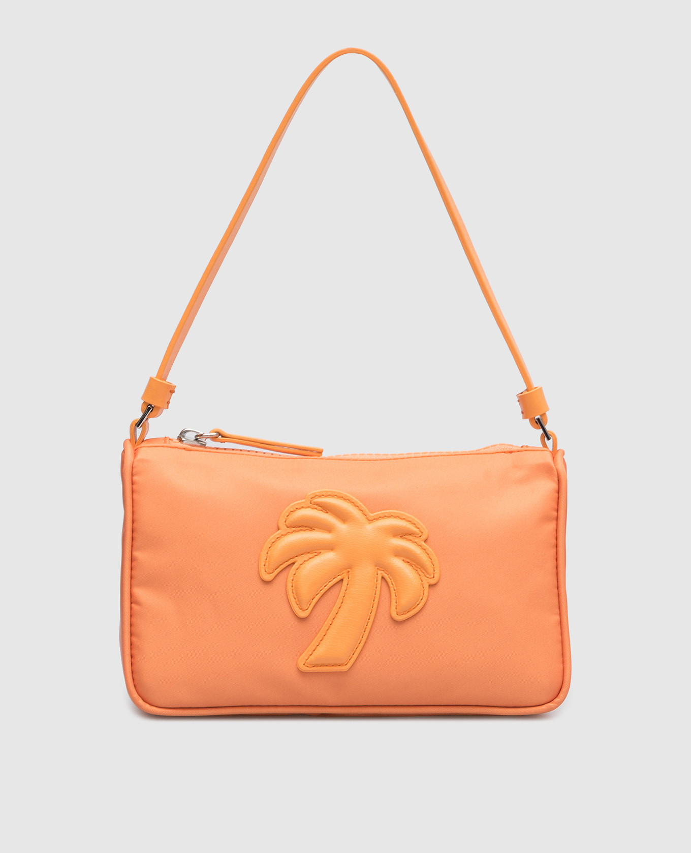 Оранжевая сумка мини Big Palm