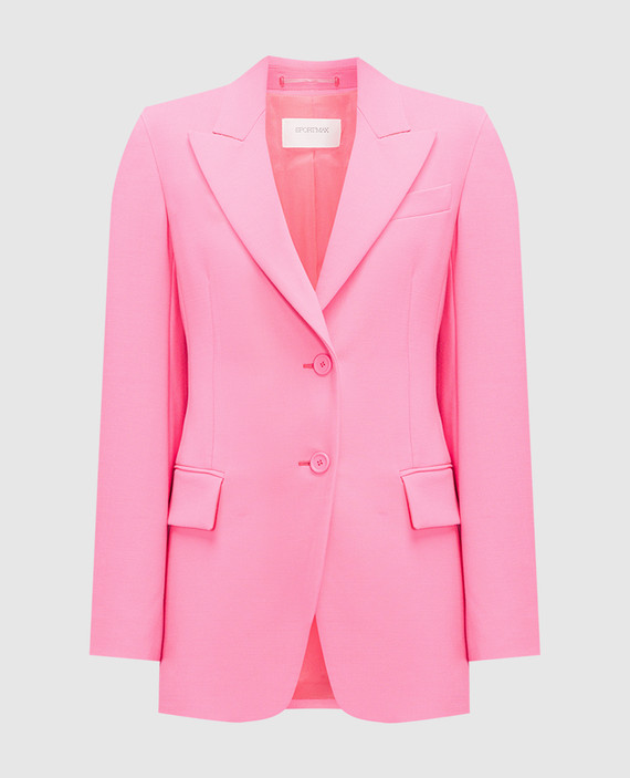 Zerma pink wool jacket