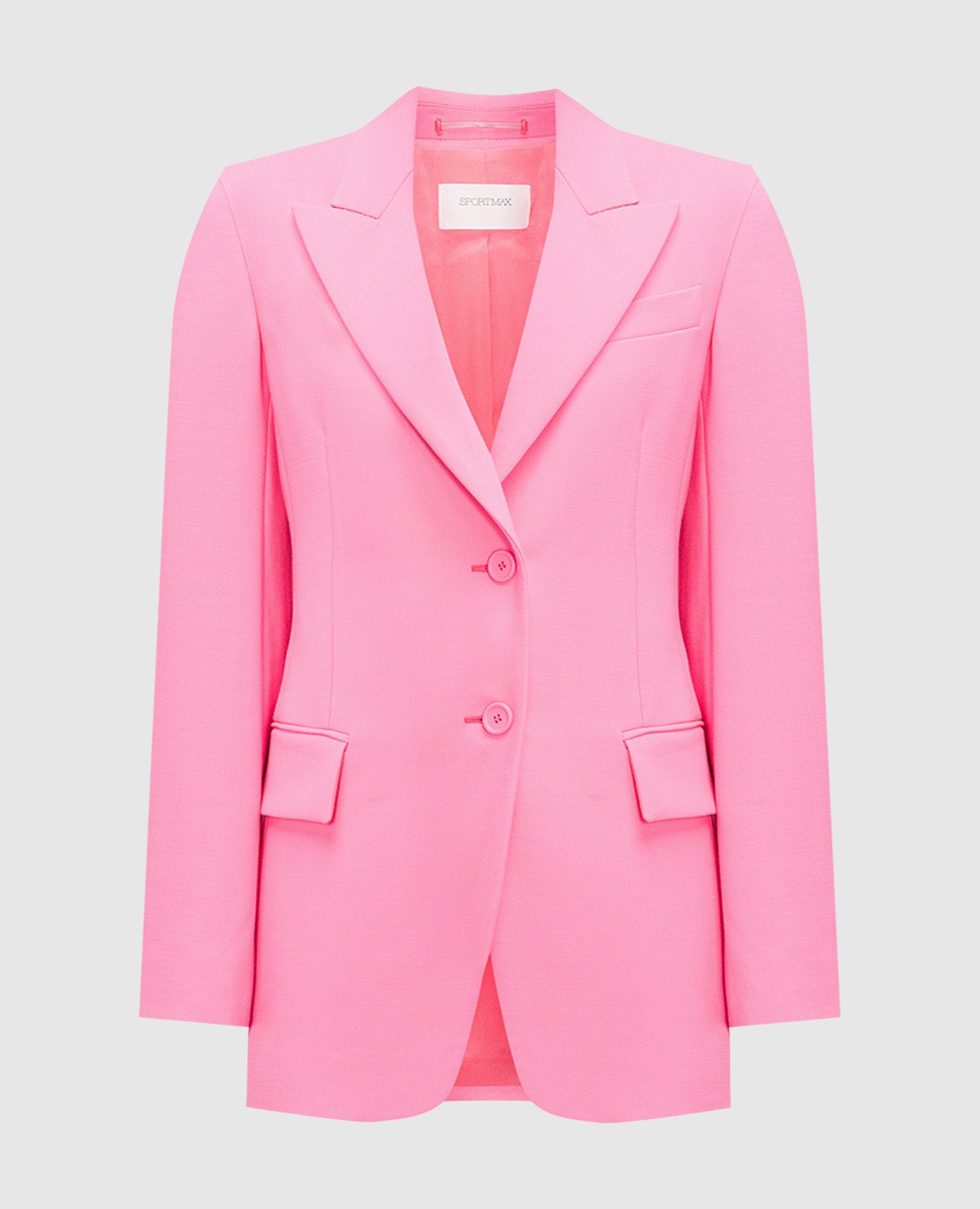 Zerma pink wool jacket