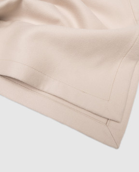 Loro Piana Бежевый плед из кашемира FAM5181