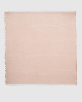 Peserico Бежевый платок из шерсти с люрексом S31434C009856