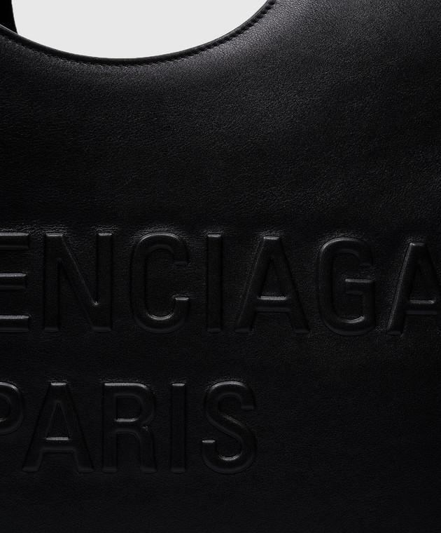Balenciaga Черная кожаная сумка-тоут Mary-Kate 7469742AAID изображение 5
