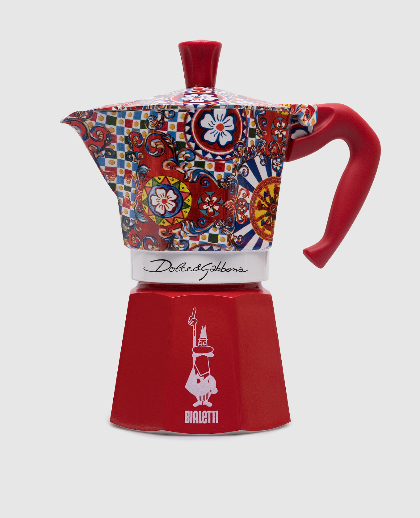 

Красная гейзерная кофеварка Moka Express BIALETTI, Красный, Аксессуары для кухни