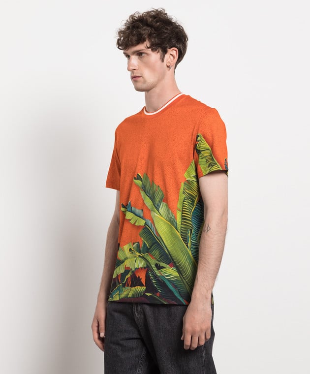 Dolce&Gabbana Orange T-shirt with a print G8KDOTFI7VD image 3