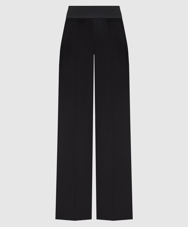 Valentino Black pants made of wool 2B0RB5D57U6