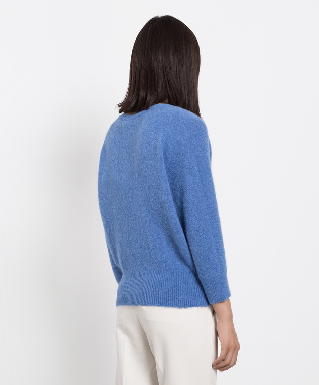 Max Mara Голубой кардиган Albenga ALBENGA изображение 4
