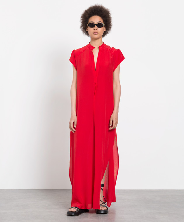 Lavi Червона шовкова сукня BF3WD039TESD105 зображення 2