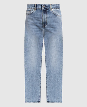 Toteme Голубые джинсы с эффектом потертости 223231741