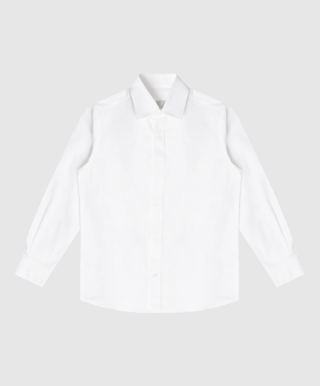 Stefano Ricci Children's white shirt YC005613M1450