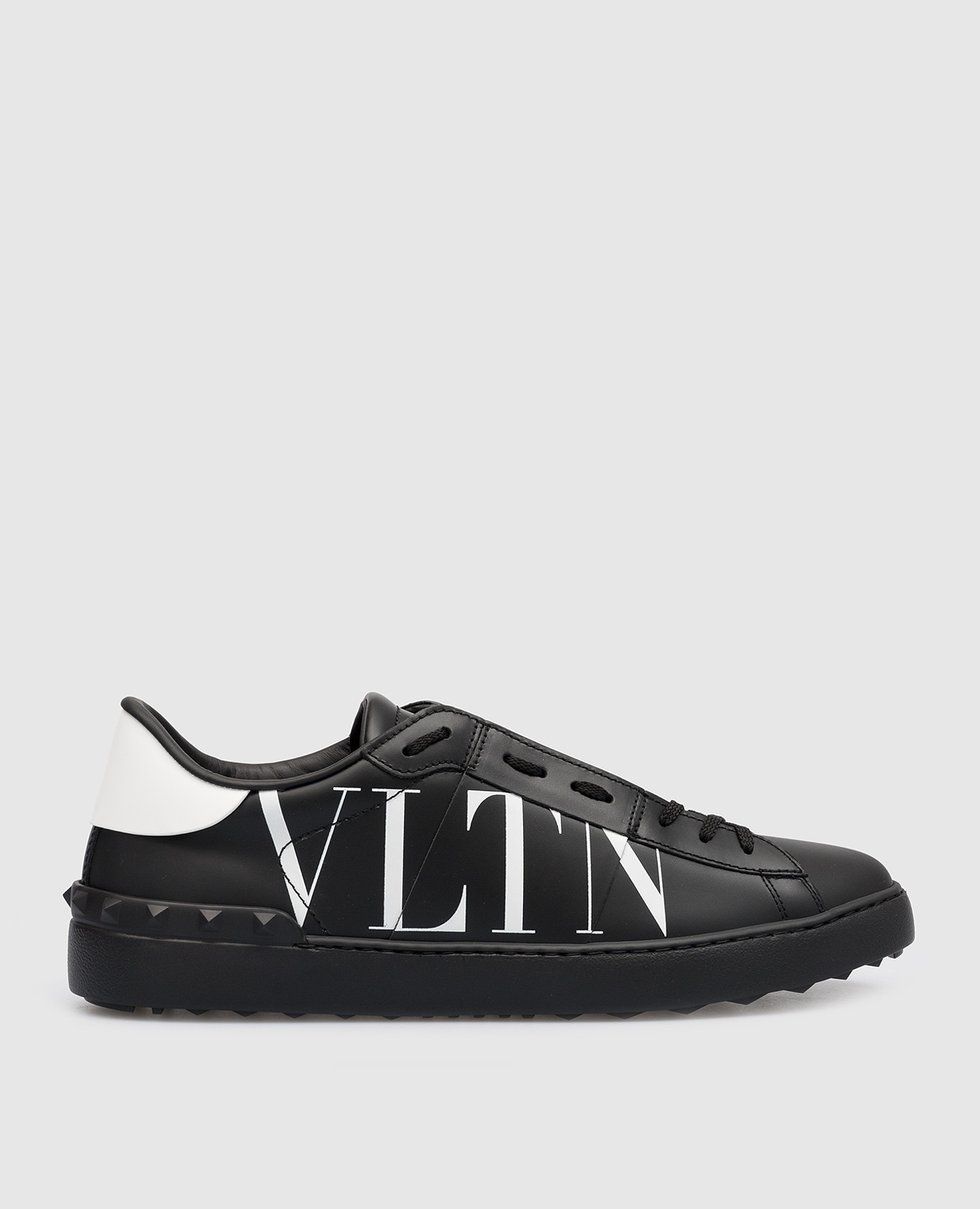 

Черные кожаные кеды VLTN, Черный, Кеды