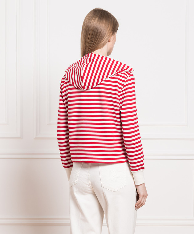 Max & Co Red striped hoodie CANTICO image 4