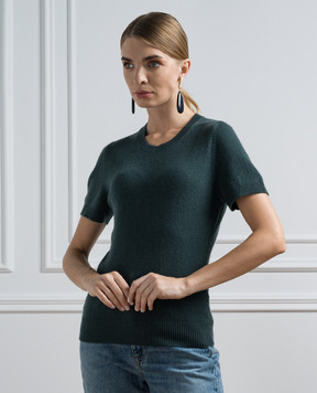 Allude Зелений топ з кашеміру 23511171