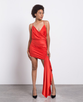 ALEXANDRE VAUTHIER Красное платье мини с открытой спиной 233DR19751406