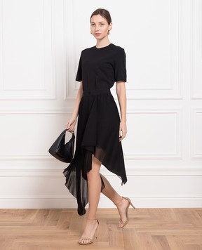 Givenchy Черное платье с плиссированием BW21J912YT