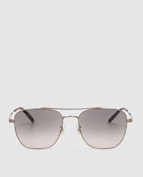 Off-White - Gray Boston sunglasses with a marble pattern OERI073S23PLA001 -  buy with Czech Republic delivery at Symbol