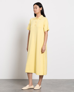 Allude Жовта сукня-поло 22262024
