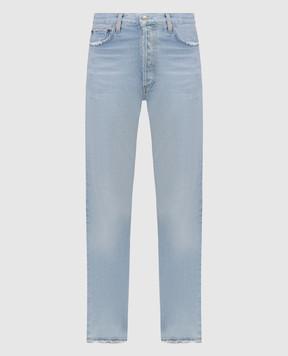 AGOLDE Голубые джинсы 90'S с эффектом потертости A0691463