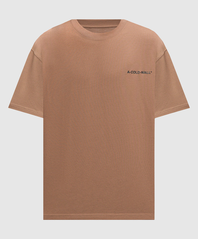 A Cold Wall Brown t-shirt with logo print ACWMTS161C