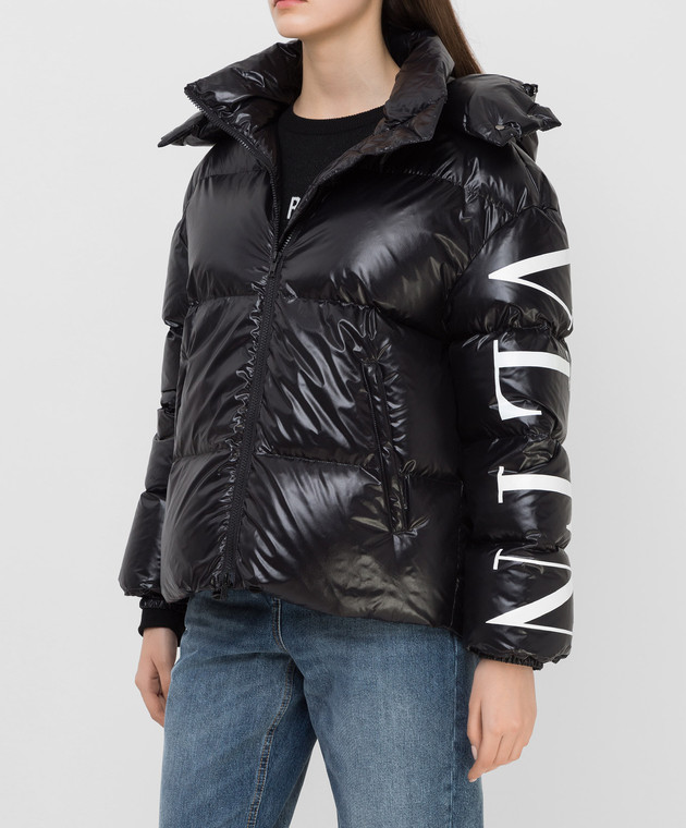 Valentino Черный пуховик UB3CN01N5LE изображение 3