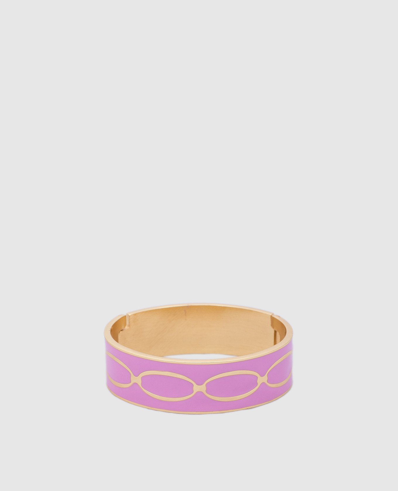 Pink Knot bracelet with 24k gold