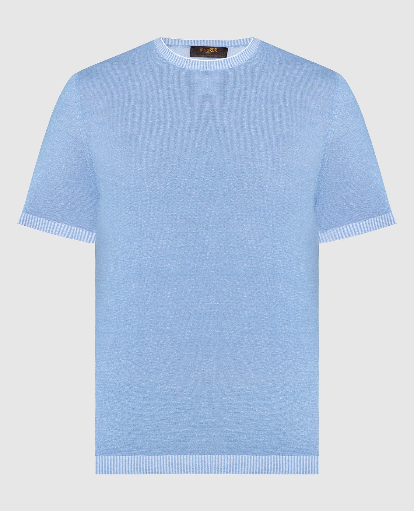 Голубая меланжевая футболка JUDE