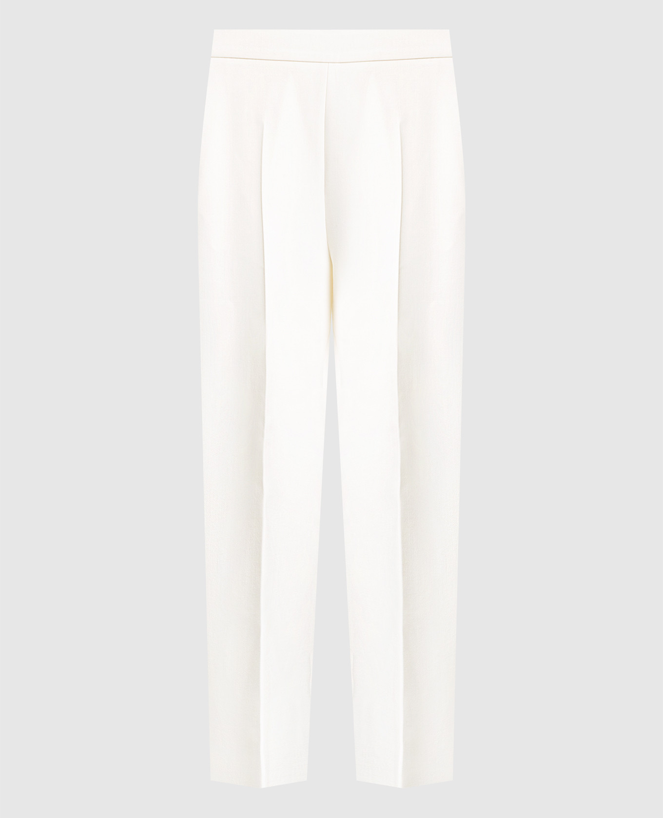 Белые брюки из шерсти NEPETA