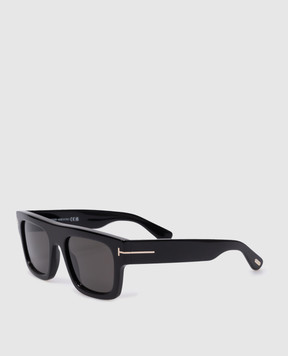 Tom Ford Чорні сонцезахисні окуляри Fausto FT0711