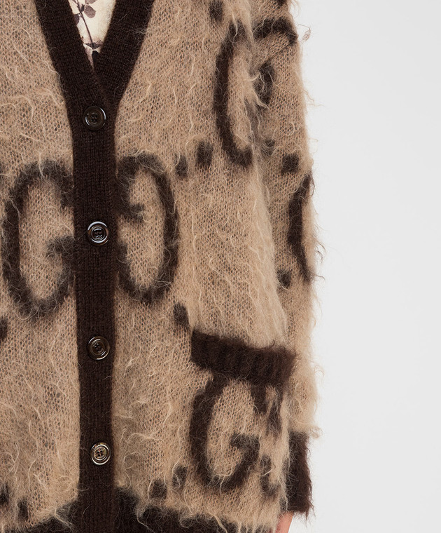 Gucci Бежевый кардиган 635160XKBK2 изображение 5