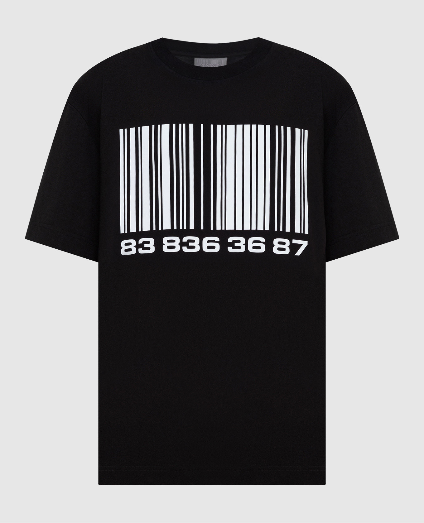 

Черная футболка с принтом Big Barcode, Черный, Футболки