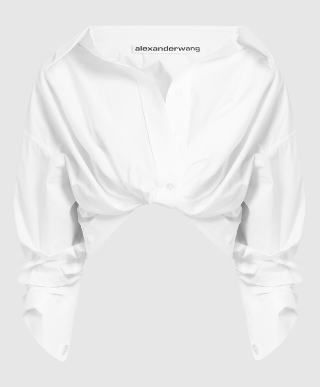 Alexander Wang Біла укорочена сорочка 1WC3211459