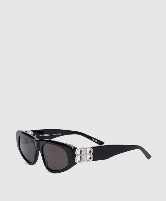 Balenciaga Black Dynasty sunglasses with crystals 621642T0041 image 3