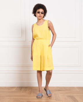 ANNECLAIRE Жовті шорти з льону D0227405