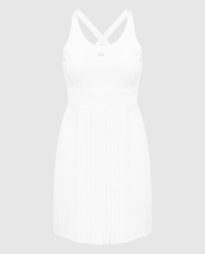 Goldbergh Біла сукня Cheer з плісуванням GBA5580231