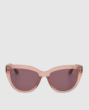 Twinset Коричневые солнцезащитные очки с логотипом. 999TZ4042