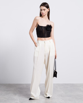 Giuseppe Di Morabito Milano Белые брюки из шерсти PF23073PA229