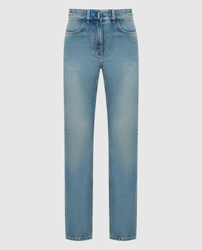 Givenchy Сині джинси кльош з ланцюжками BW51145Y9N