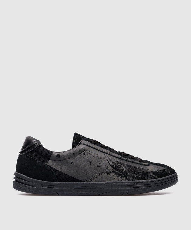 Stone Island Black combination sneakers with logo 79FWS0101