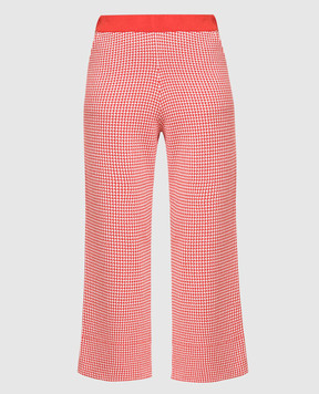 Allude Red houndstooth culottes 23265005
