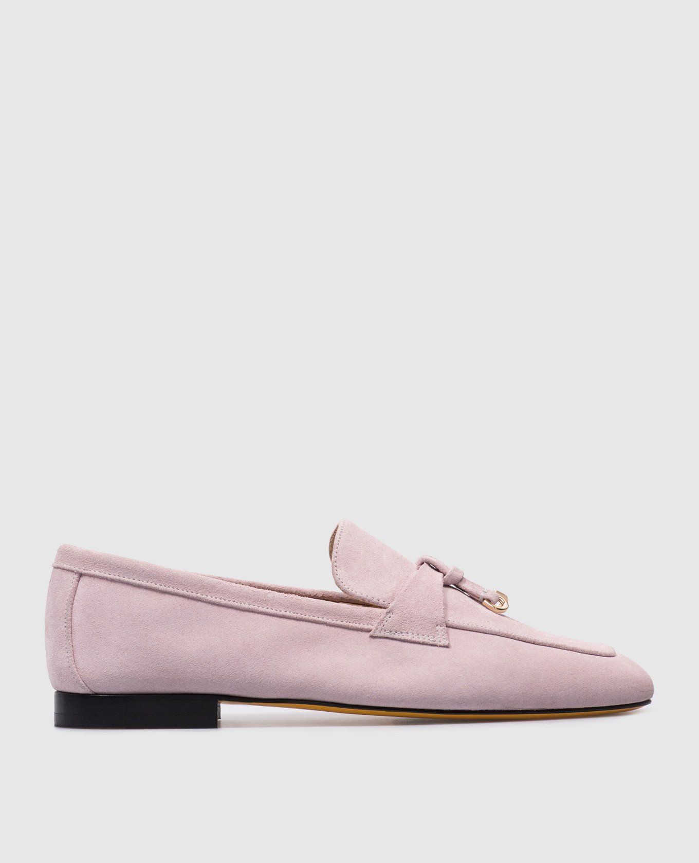 Coco pink suede loafers