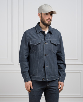 Loro Piana Синяя джинсовая куртка Neive FAN9984