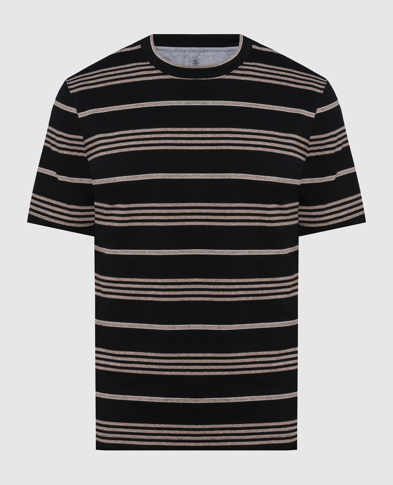 Black striped T-shirt