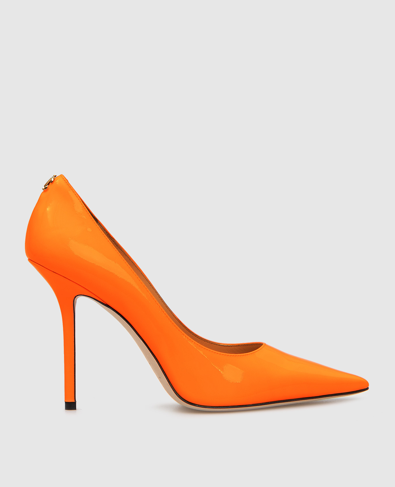 Jimmy Choo - Оранжевые кожаные лодочки LOVE100NHJ купить в Symbol