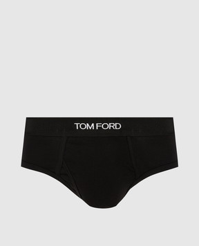 Tom Ford Черные трусы-слепы с логотипом T4LC11040