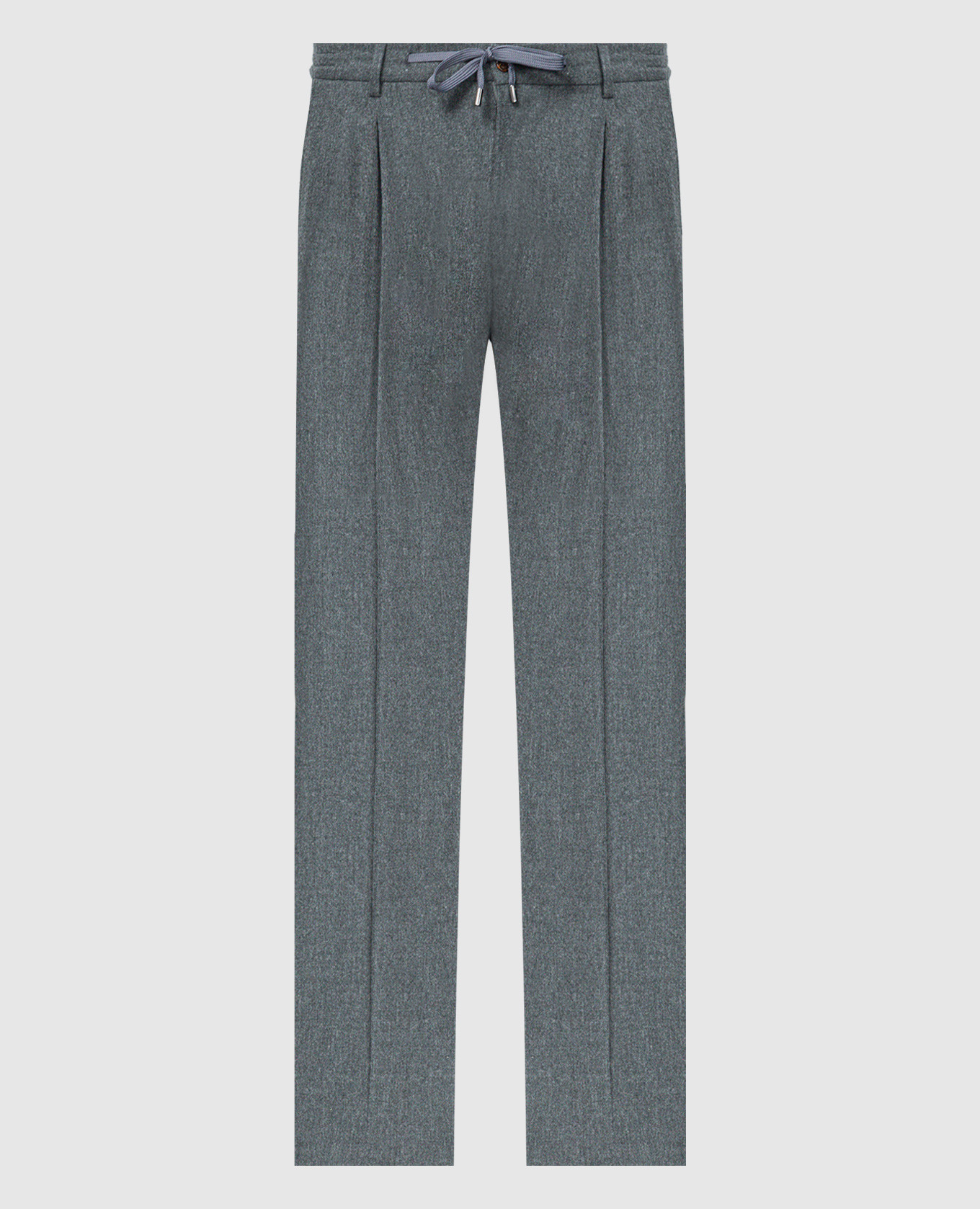 Anton-FSR gray wool and cashmere trousers