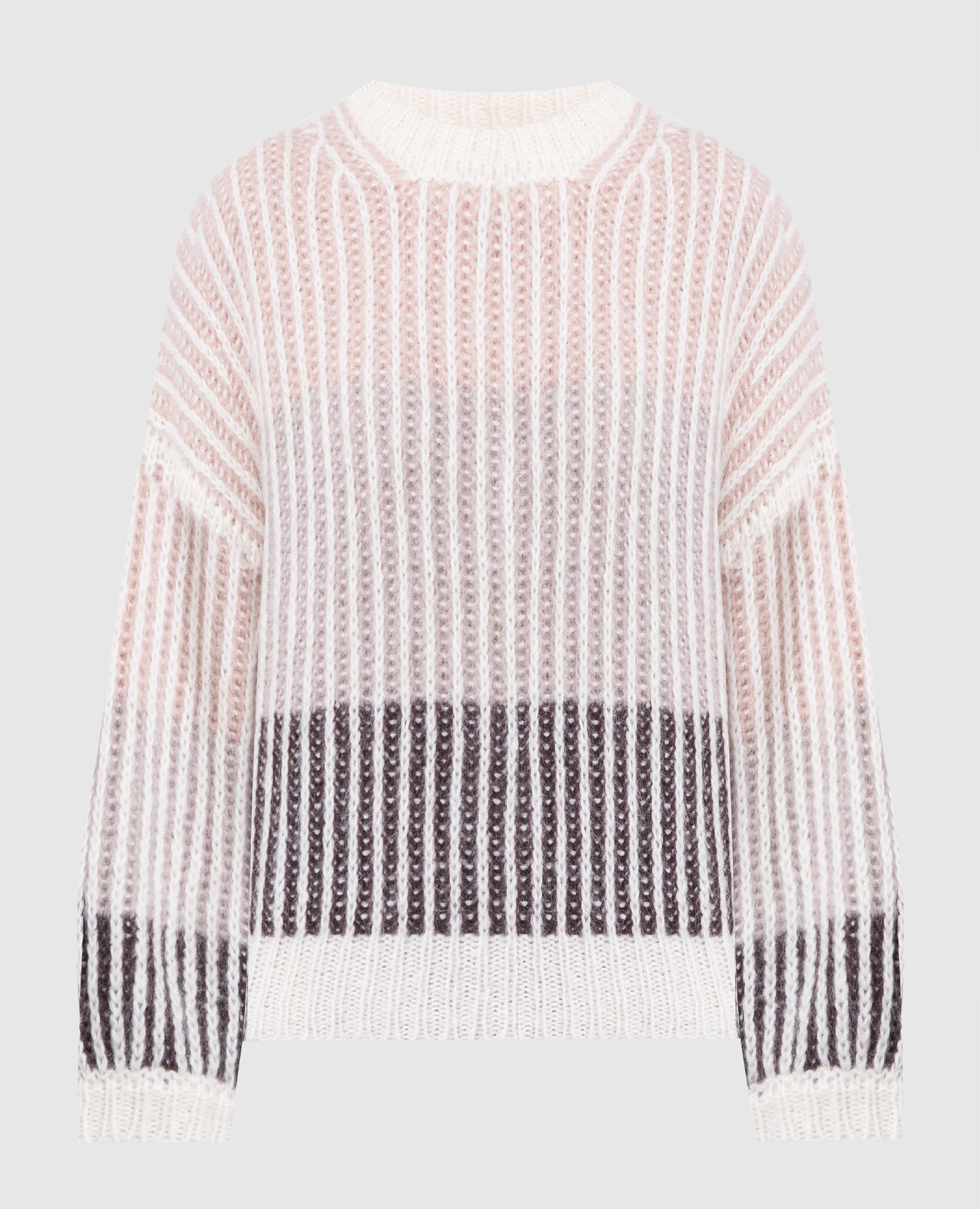 

Бежевый свитер в полоску, Свитера