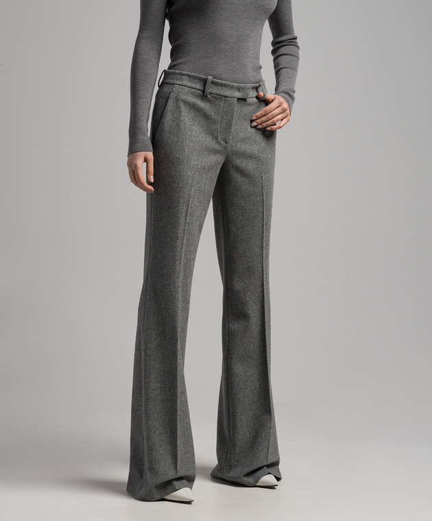 Michael Kors Gray pants made of wool DPA7390064039 image 3